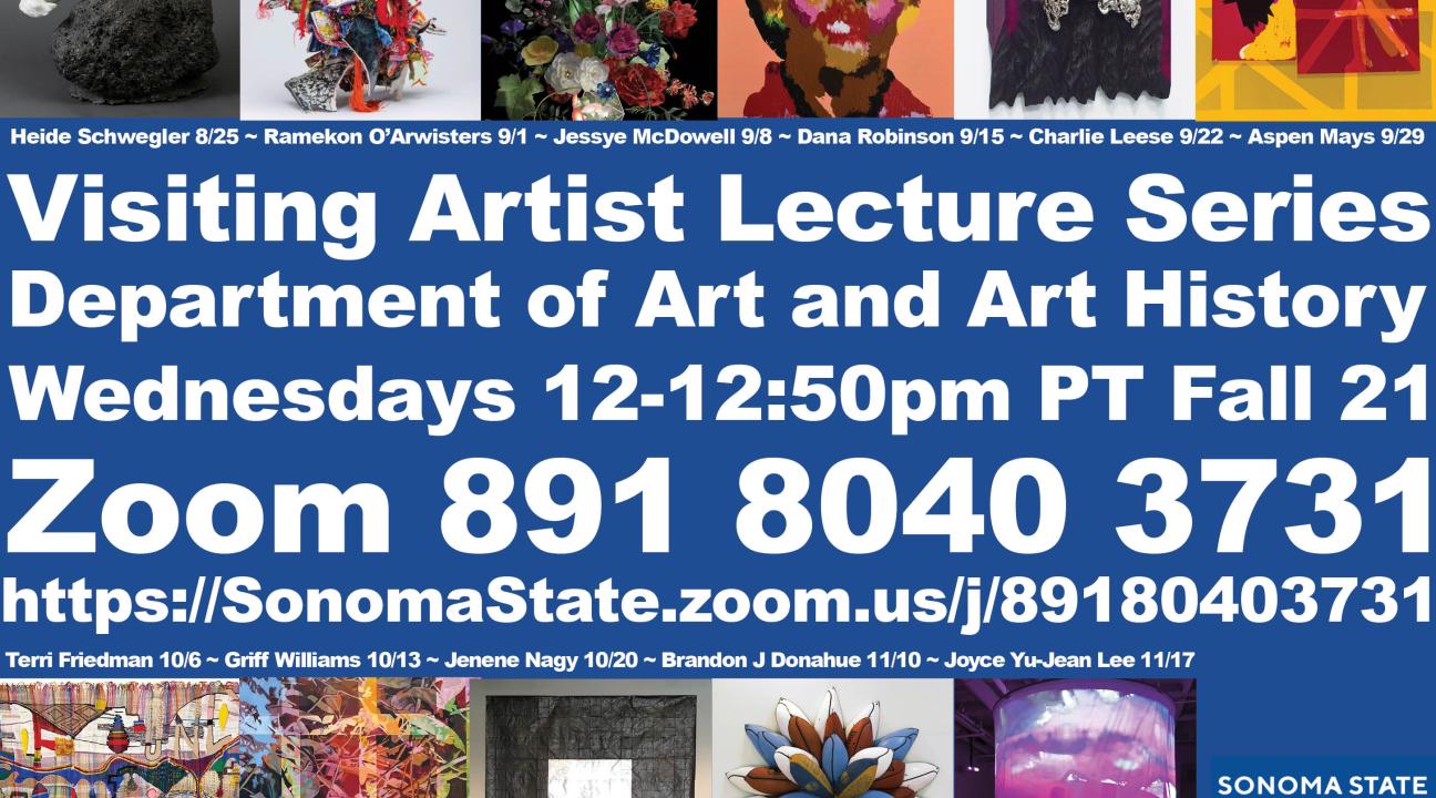 Visiting Artist Lecture Series Fall 21 Announcement