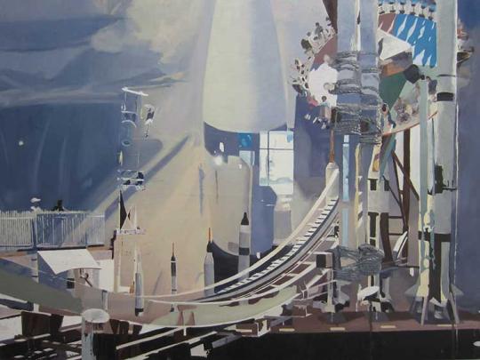 Student painting